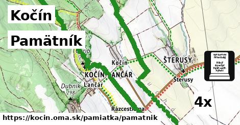 Pamätník, Kočín