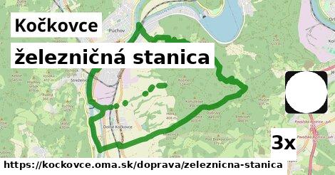 železničná stanica, Kočkovce