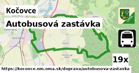 Autobusová zastávka, Kočovce, okres NM