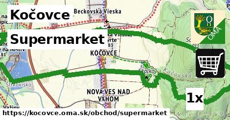 supermarket v Kočovce