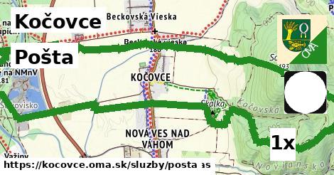 Pošta, Kočovce