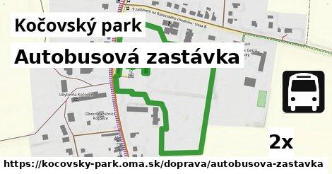 Autobusová zastávka, Kočovský park