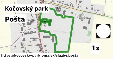 Pošta, Kočovský park