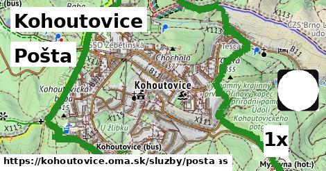 Pošta, Kohoutovice
