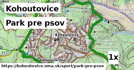 Park pre psov, Kohoutovice