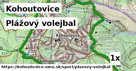 Plážový volejbal, Kohoutovice