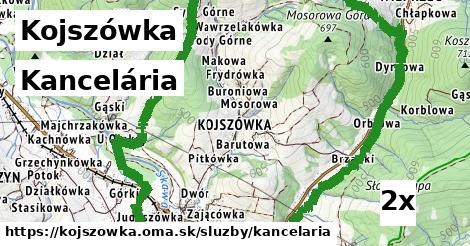 kancelária v Kojszówka