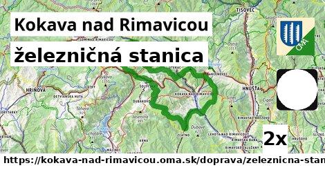 železničná stanica, Kokava nad Rimavicou