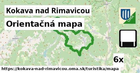 Orientačná mapa, Kokava nad Rimavicou