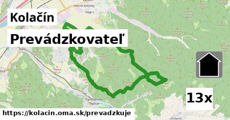 prevádzkovateľ v Kolačín