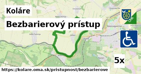 Bezbarierový prístup, Koláre