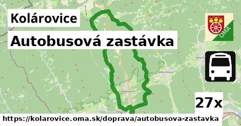 Autobusová zastávka, Kolárovice