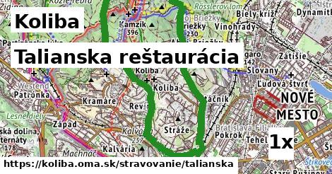 Talianska reštaurácia, Koliba