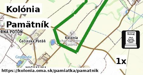 pamätník v Kolónia