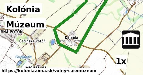 Múzeum, Kolónia