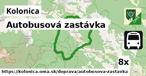 Autobusová zastávka, Kolonica