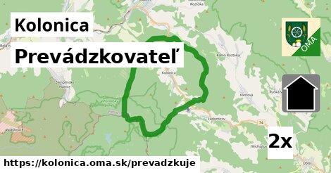 prevádzkovateľ v Kolonica