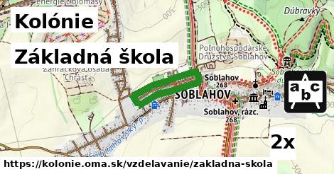 Základná škola, Kolónie