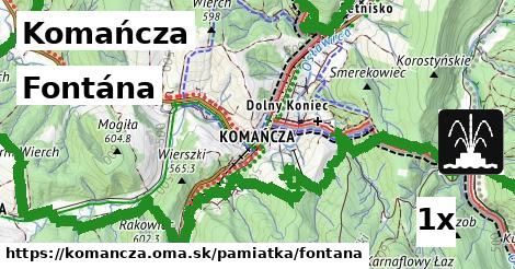 fontána v Komańcza