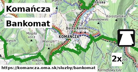 bankomat v Komańcza