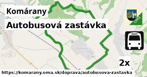 Autobusová zastávka, Komárany