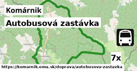 Autobusová zastávka, Komárnik