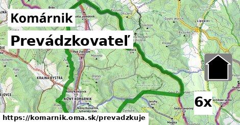 prevádzkovateľ v Komárnik