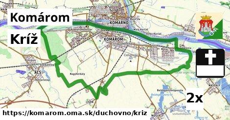 Kríž, Komárom