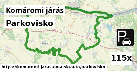 Parkovisko, Komáromi járás