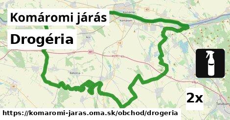 Drogéria, Komáromi járás