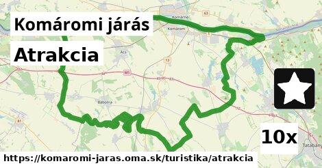 Atrakcia, Komáromi járás