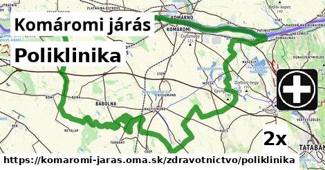 Poliklinika, Komáromi járás