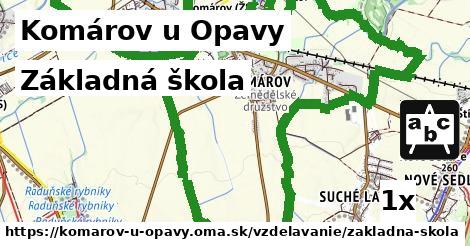 Základná škola, Komárov u Opavy