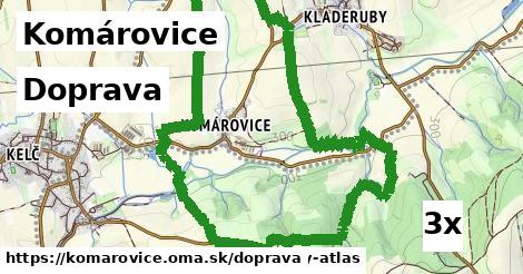 doprava v Komárovice