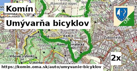 Umývarňa bicyklov, Komín