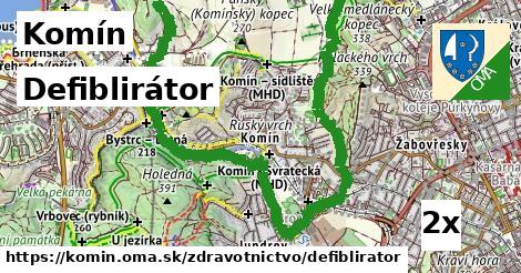 Defiblirátor, Komín