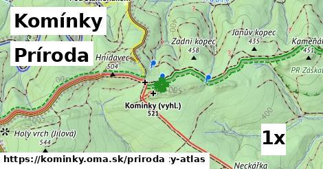 príroda v Komínky