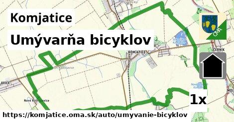 Umývarňa bicyklov, Komjatice