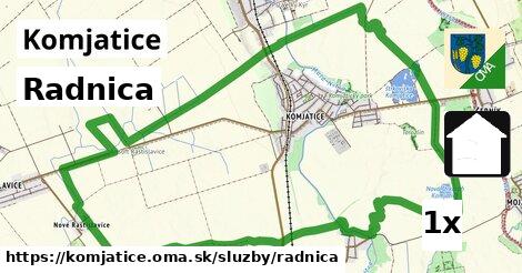 Radnica, Komjatice