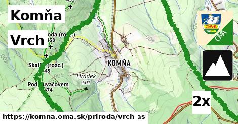 Vrch, Komňa