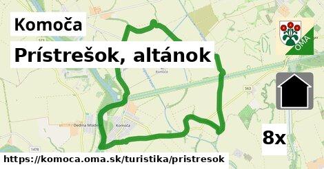 Prístrešok, altánok, Komoča