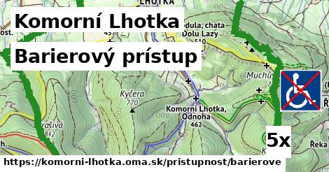 Barierový prístup, Komorní Lhotka