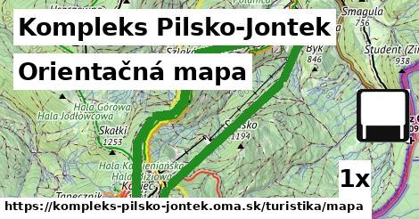 Orientačná mapa, Kompleks Pilsko-Jontek