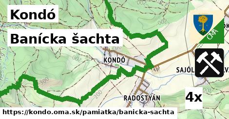 Banícka šachta, Kondó