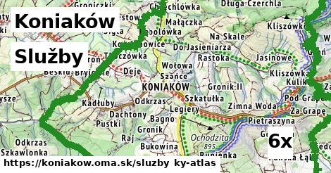 služby v Koniaków