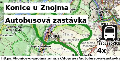 Autobusová zastávka, Konice u Znojma