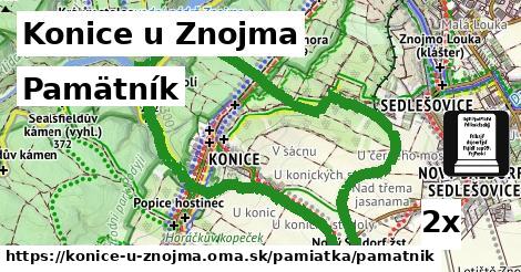 pamätník v Konice u Znojma