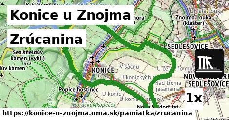 zrúcanina v Konice u Znojma