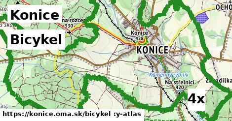 bicykel v Konice