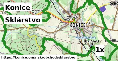 sklárstvo v Konice